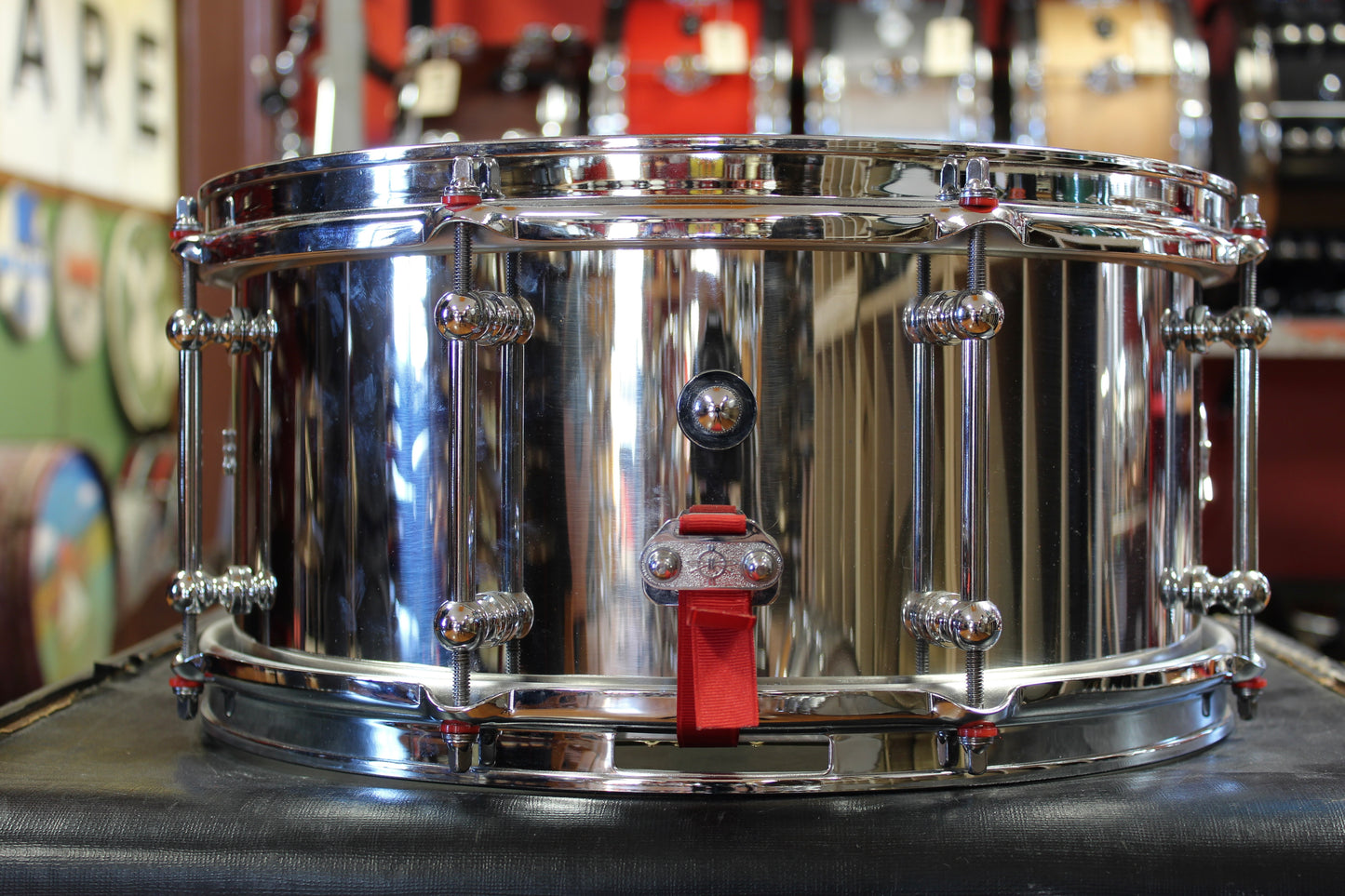 Dunnett 6.5x14 Stainless Steel Snare Drum