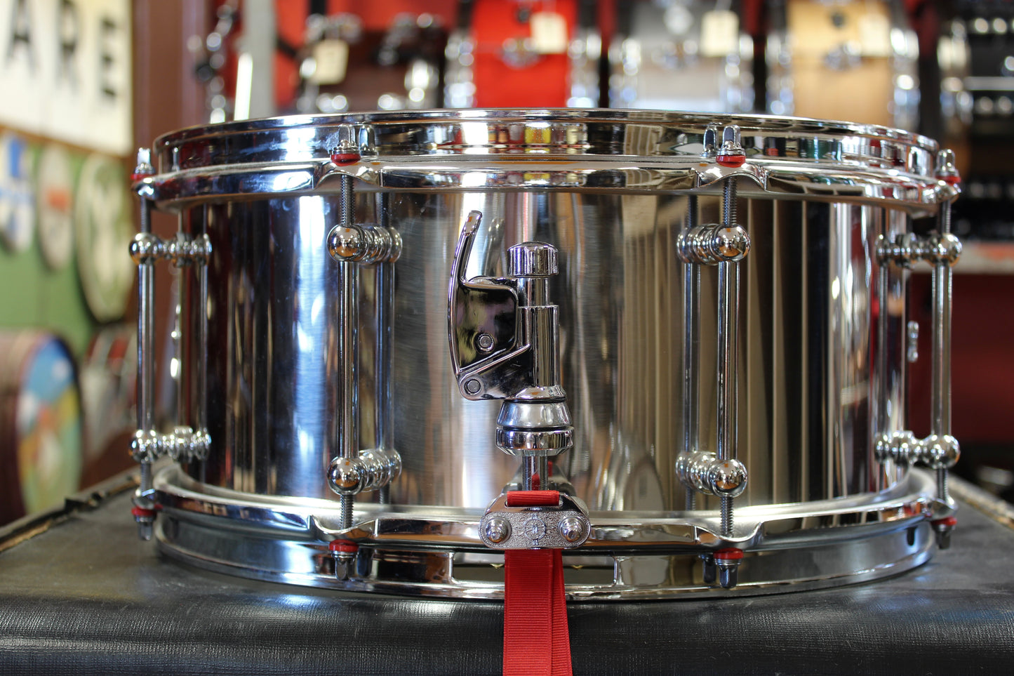 Dunnett 6.5x14 Stainless Steel Snare Drum