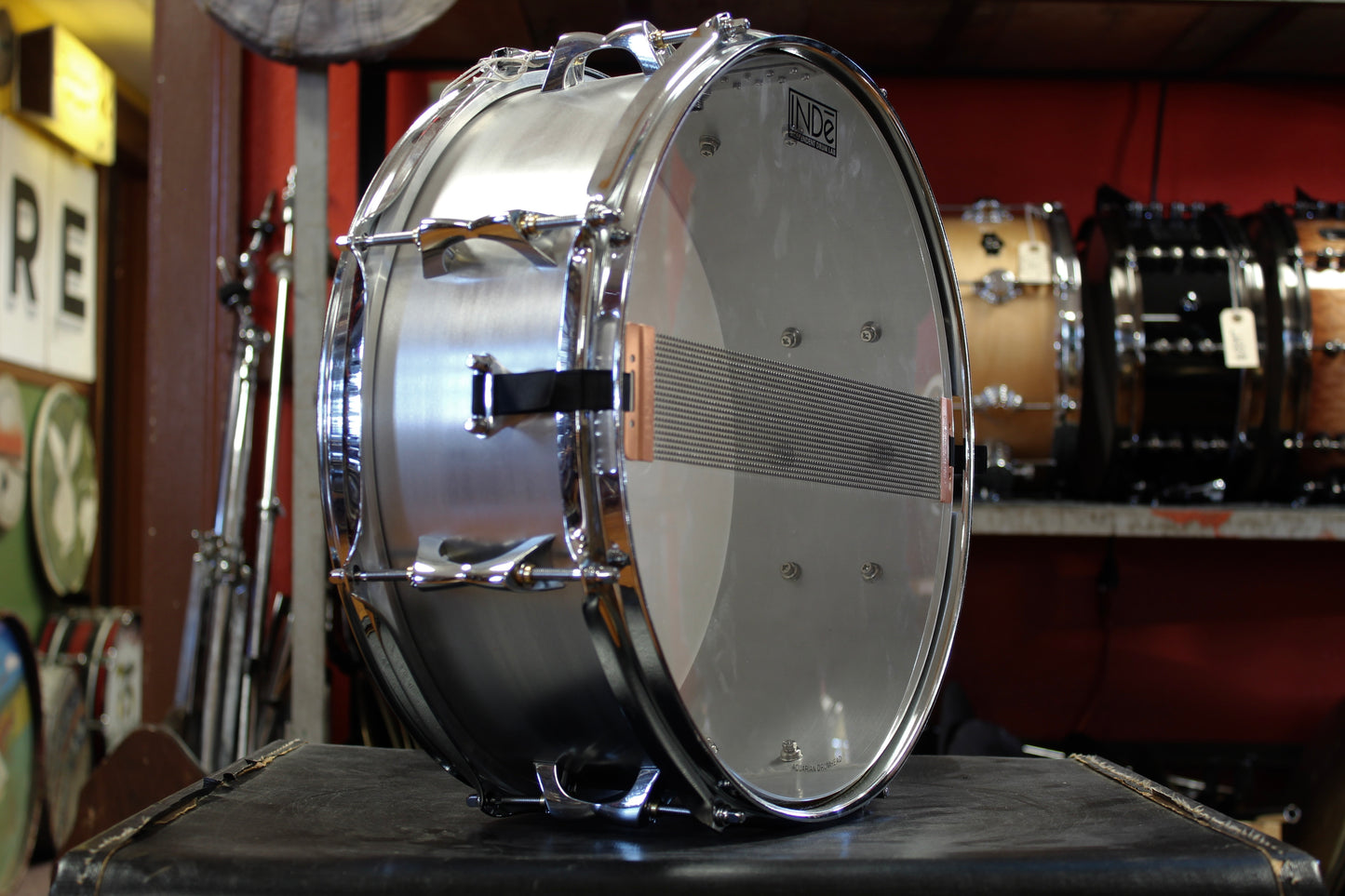 INDe Drum Lab 5.5x14 Kalamazoo Aluminum Snare Drum