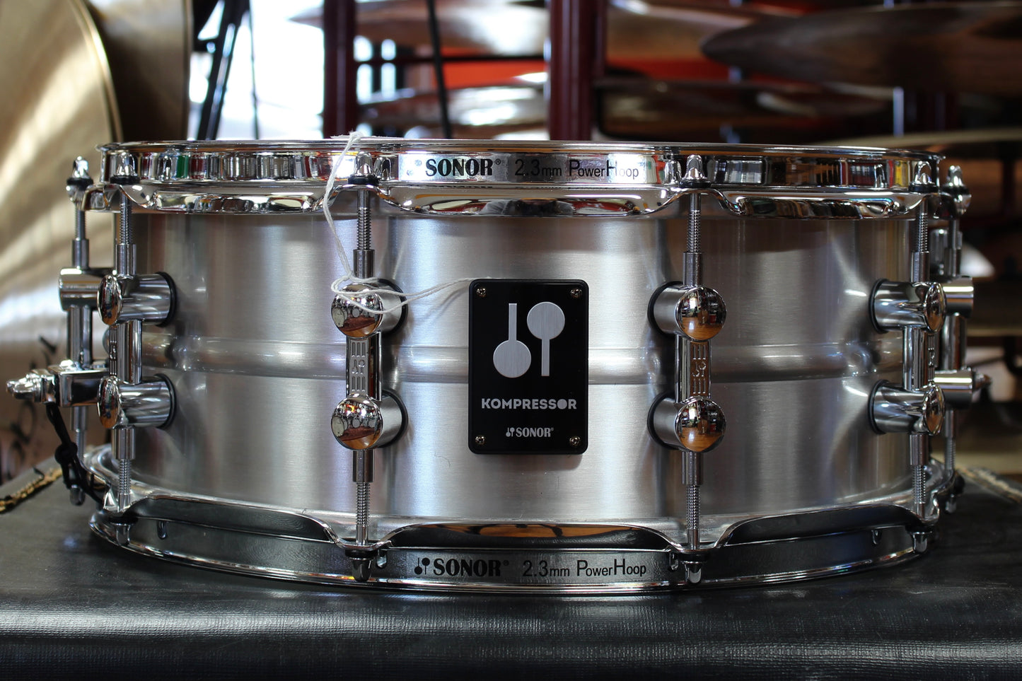 Sonor 5.75"x14" Kompressor Series Snare Drum in Brushed Aluminum