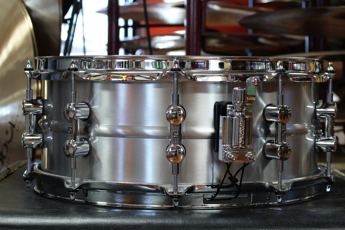 Sonor 5.75"x14" Kompressor Series Snare Drum in Brushed Aluminum