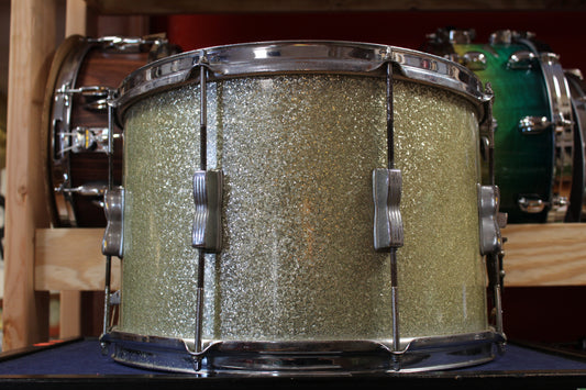 1950s WFL 10x15 Snare Drum in Sparkling Silver Pearl