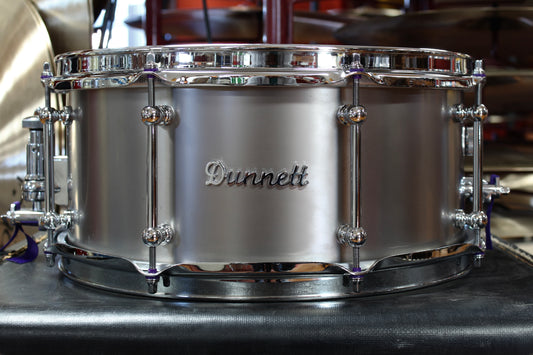 Dunnett Classic Titanium Snare Drum 6.5x14 Raw