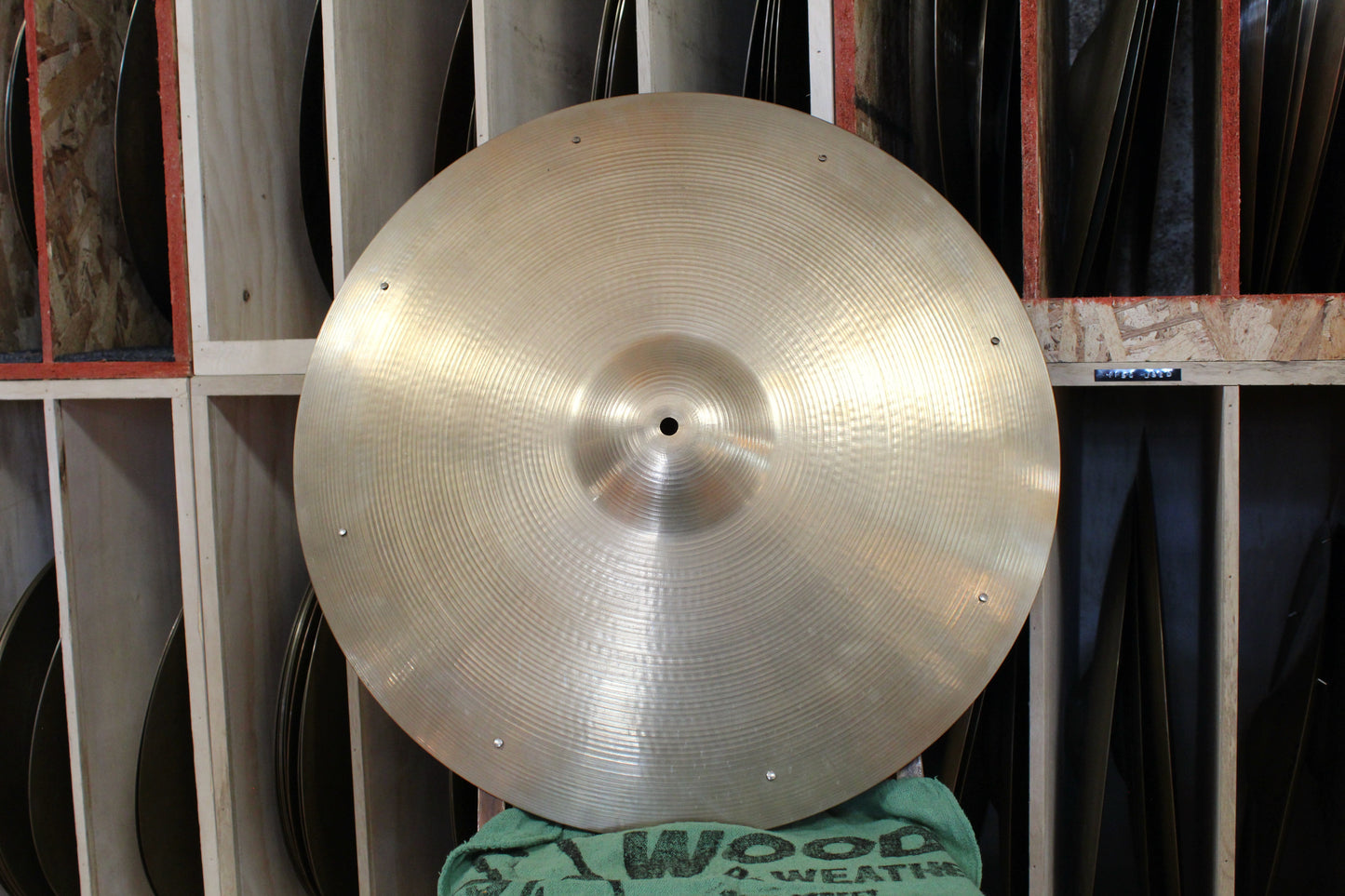 1960s A. Zildjian 22" Sizzle Ride 3238g