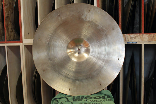 1960s A. Zildjian 22" Sizzle Ride 3238g