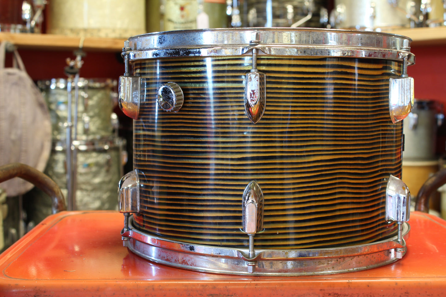 1960's Tempro 9"x13" Tom Tom in Yellow Strata