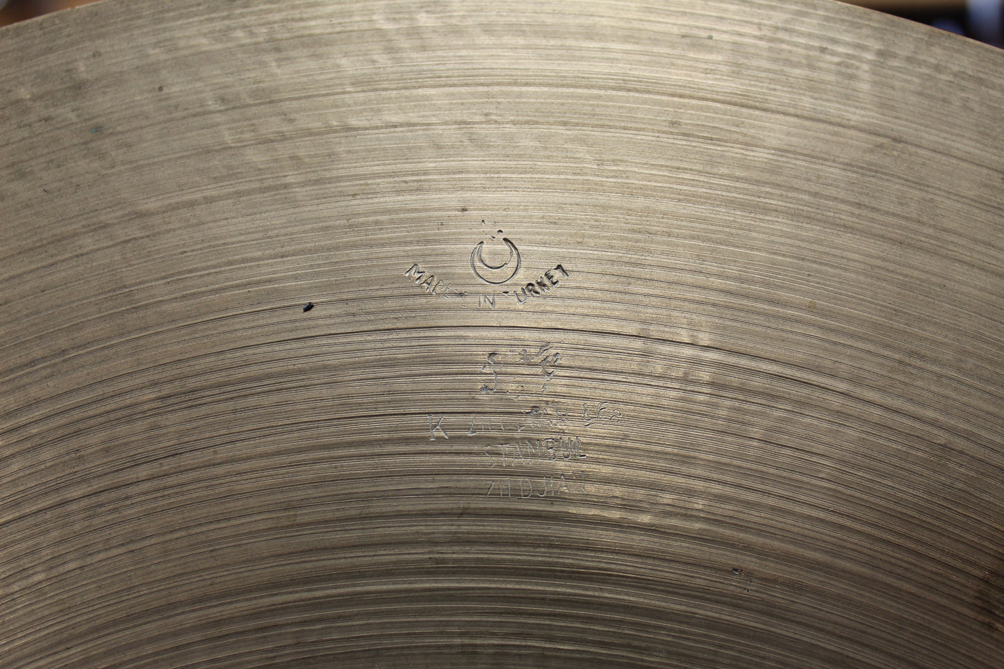 1957-58 K. Zildjian 18" Old Stamp IVa Sizzle Crash Ride 1378g