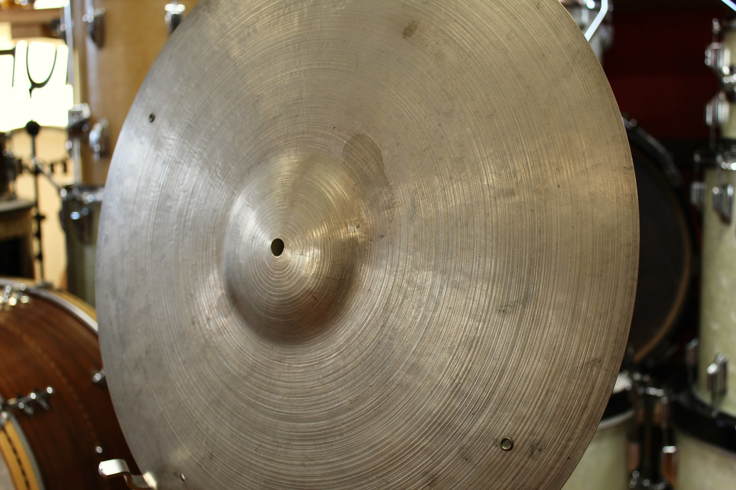 1957-58 K. Zildjian 18" Old Stamp IVa Sizzle Crash Ride 1378g