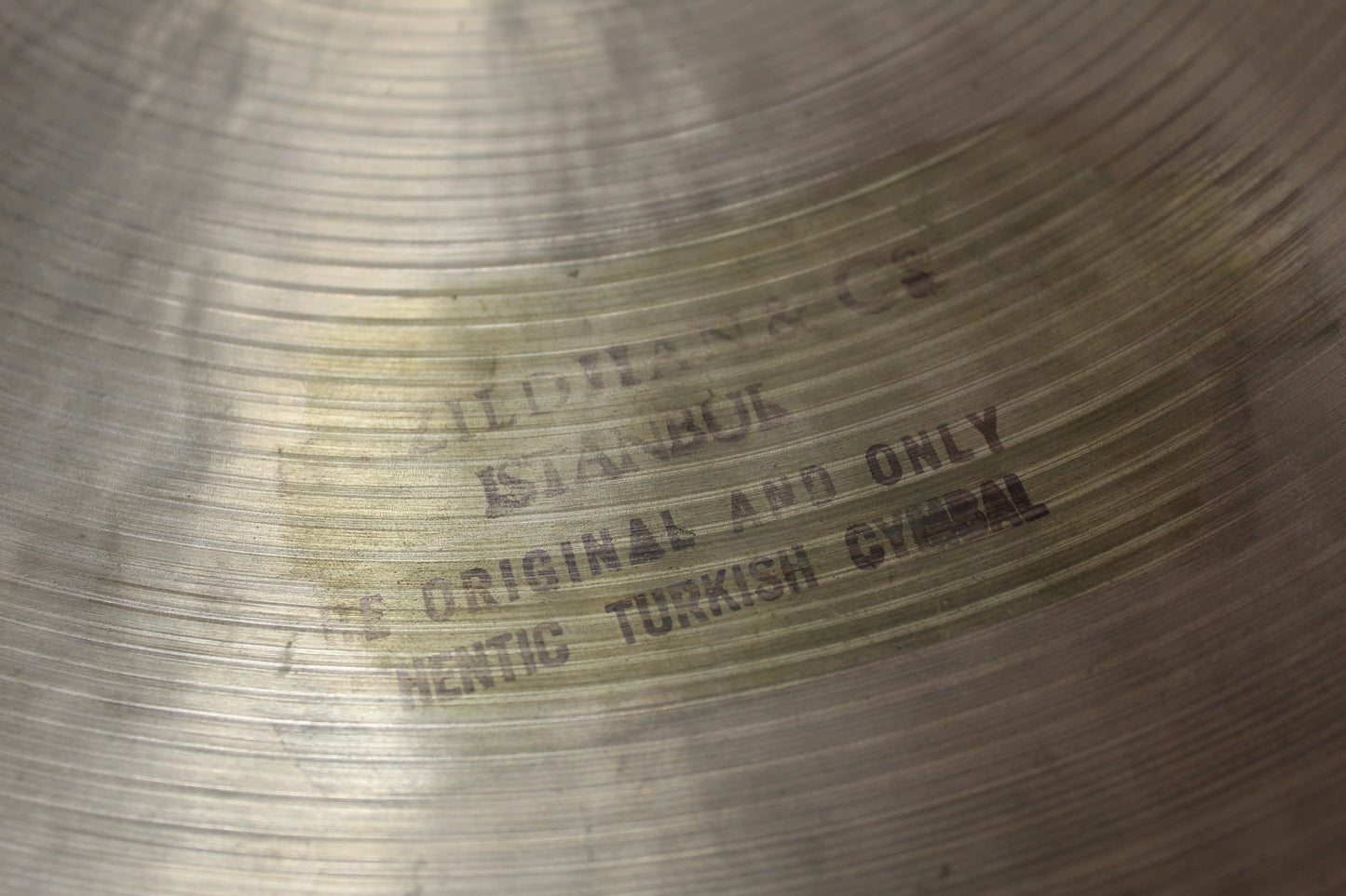 1957-58 K. Zildjian 18" Old Stamp IVa Sizzle Crash Ride 1378g