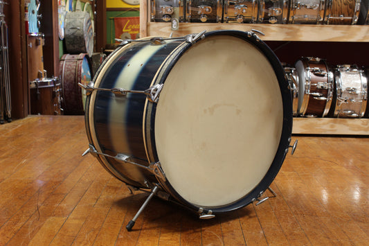 1960s Gretsch Progressive Jazz Outfit in Blue and Silver Duco 14x20 8x12 14x14 5x14