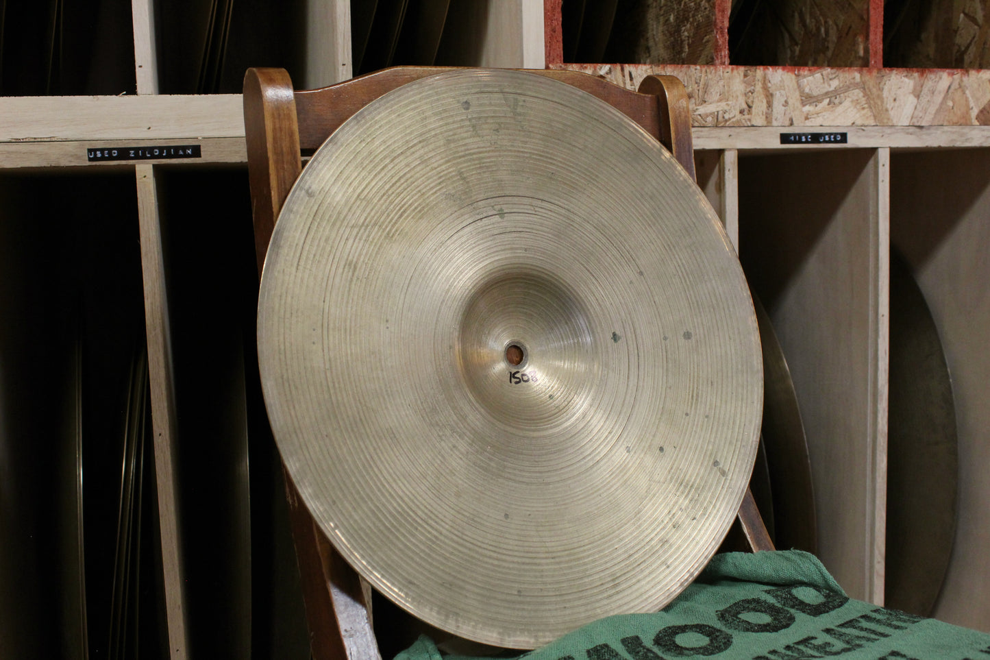 1970s A. Zildjian 14" Single Hat 1508g