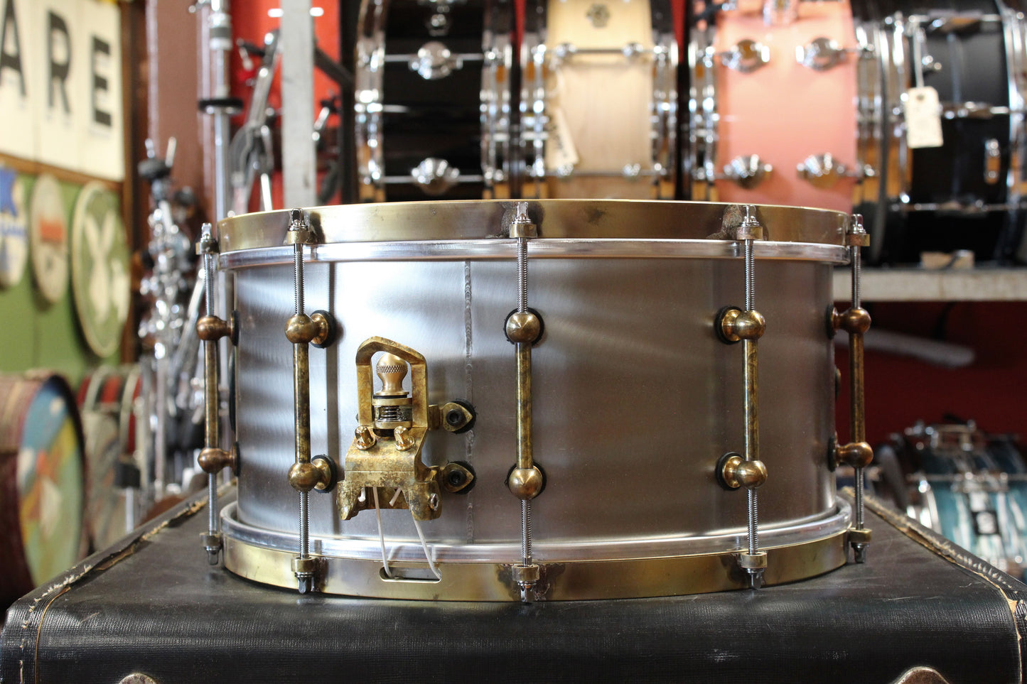 Ebenor Percussion 7x14 Stainless Steel Snare Drum