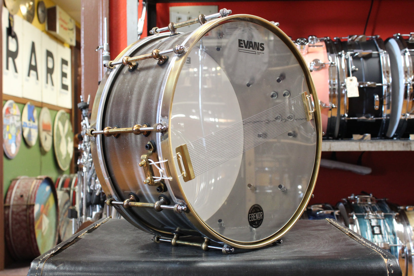 Ebenor Percussion 7x14 Stainless Steel Snare Drum