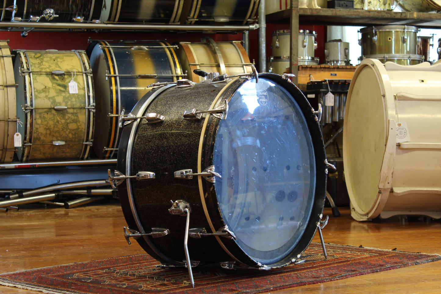 1960's Ludwig New Yorker 12"x22" Bass Drum in Galaxy Sparkle