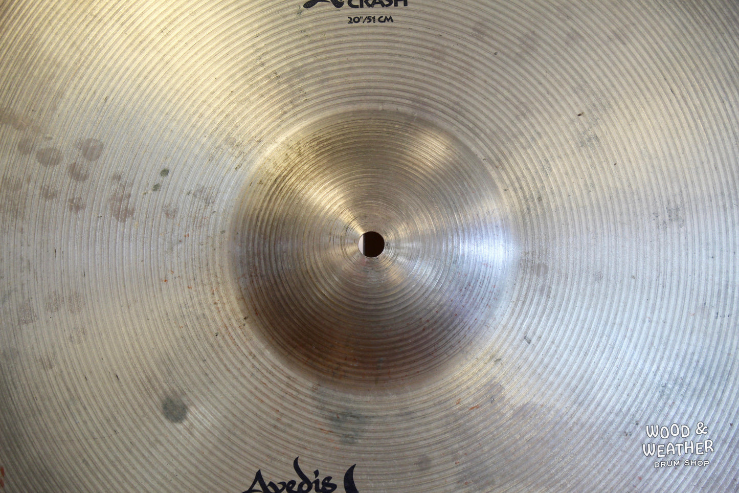 Used Zildjian 20" A Medium Crash Cymbal w/ Rivets 2400g