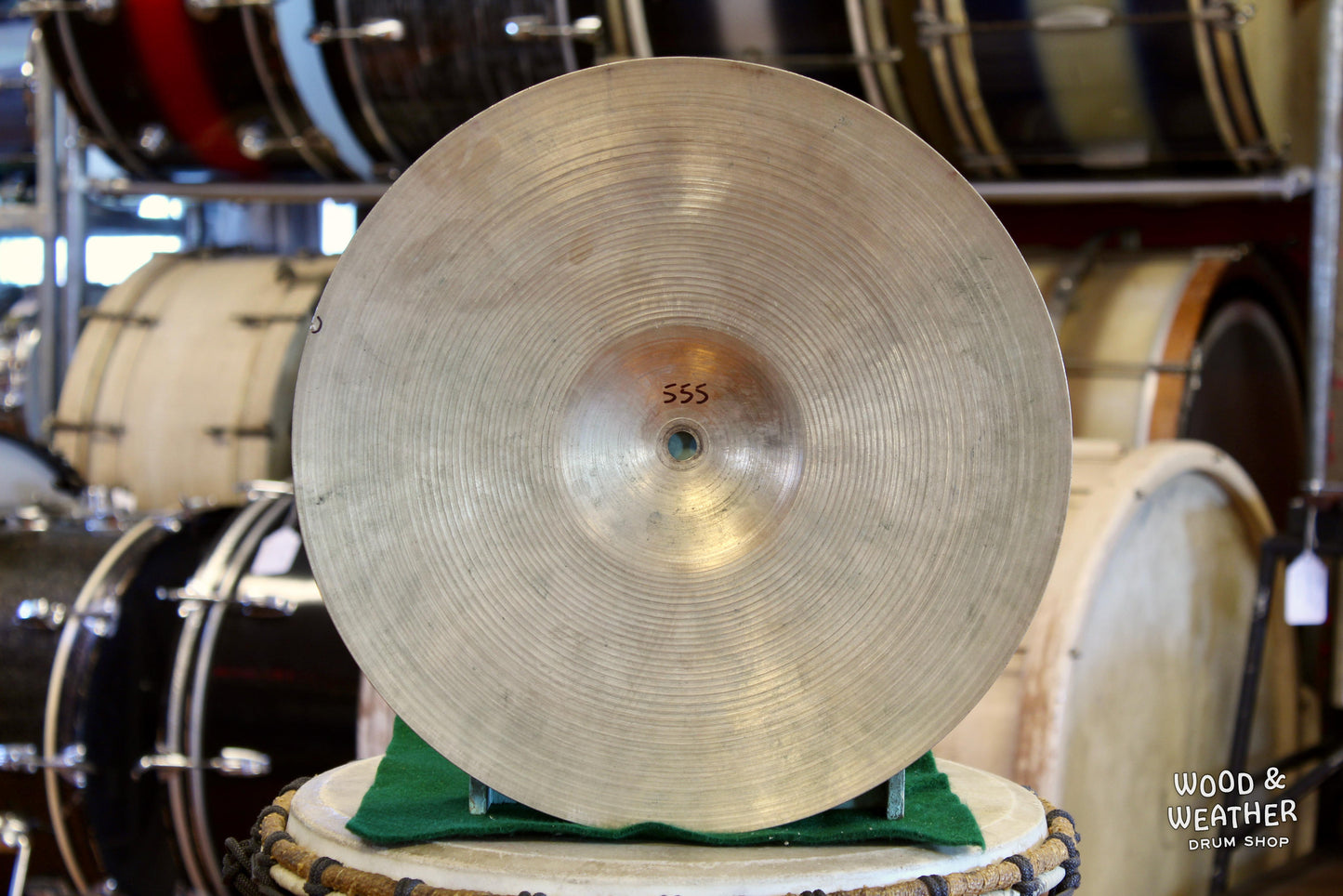 1960s A. Zildjian 13" Top Hi-Hat Cymbal 555g