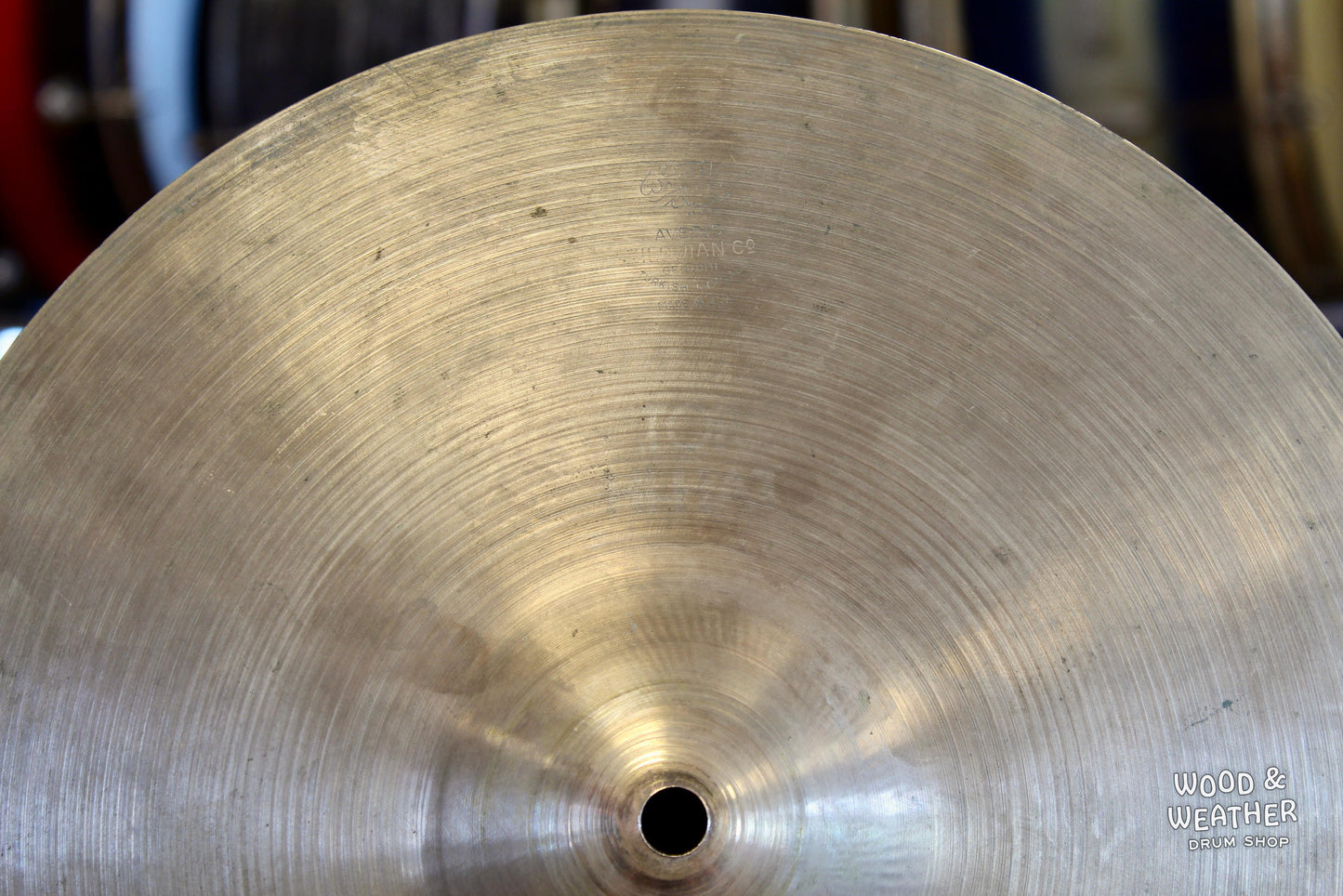 1960s A. Zildjian 13" Top Hi-Hat Cymbal 555g