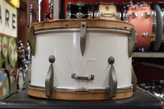 1940s WFL 8x14 Victorious Snare Drum in White