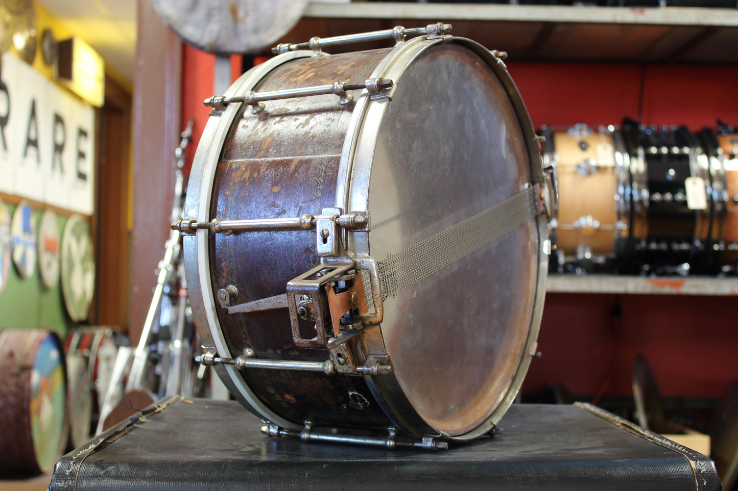 1920s Ludwig & Ludwig 6.5x14 Super-Sensitive with Decorative Inlay