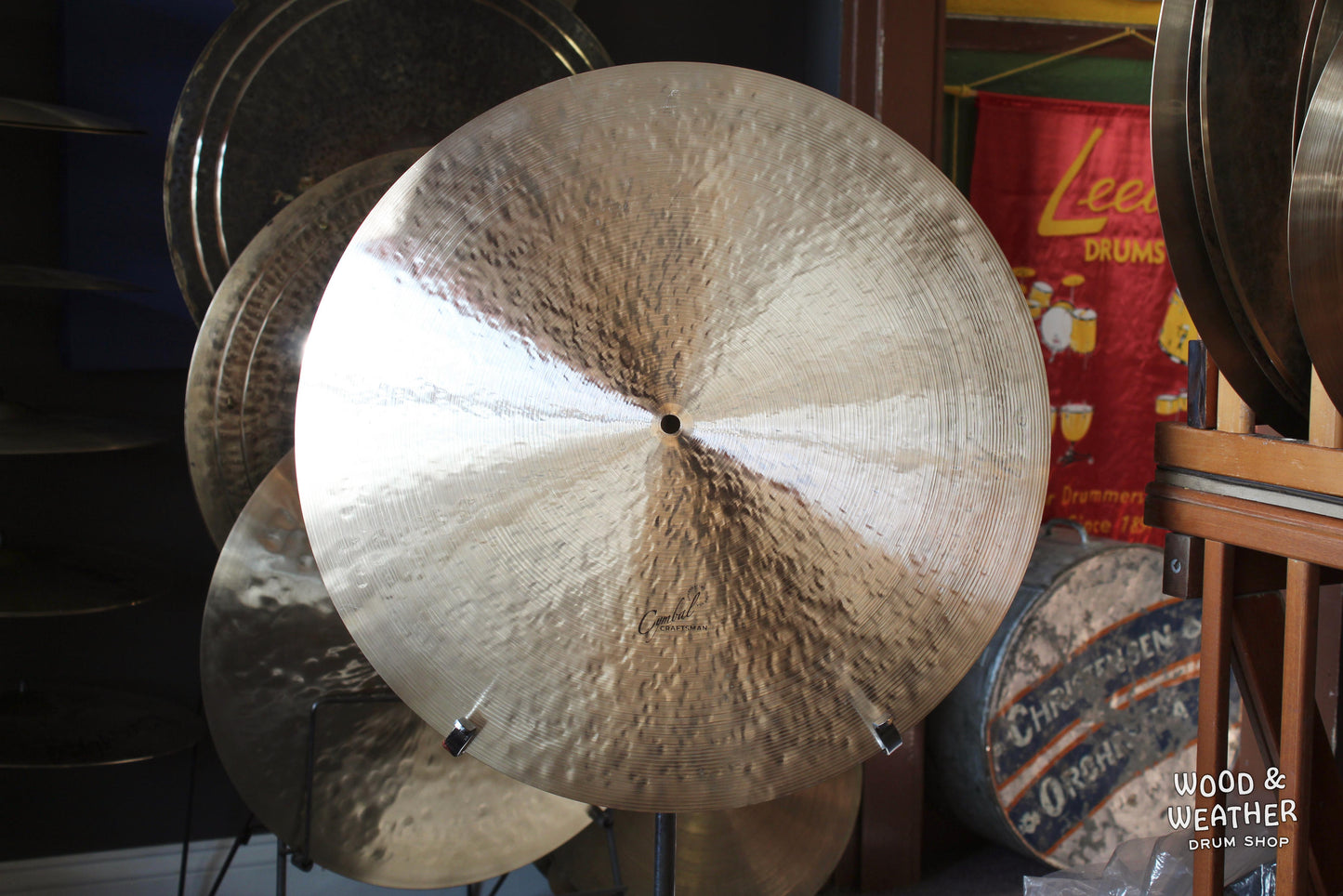 Cymbal Craftsman 20" Hand Hammered Flat Ride Cymbal 2018g