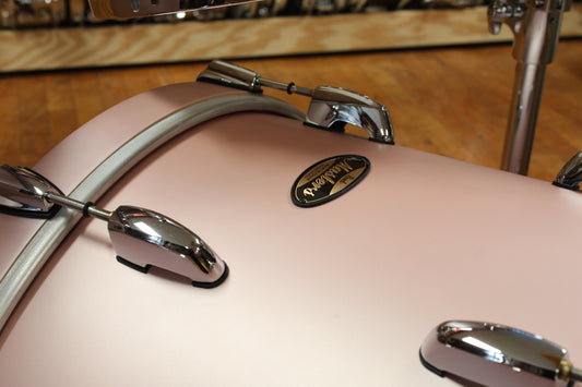 Pearl Masters Maple Gum in Satin Rose Gold 14x20 14x14 8x12