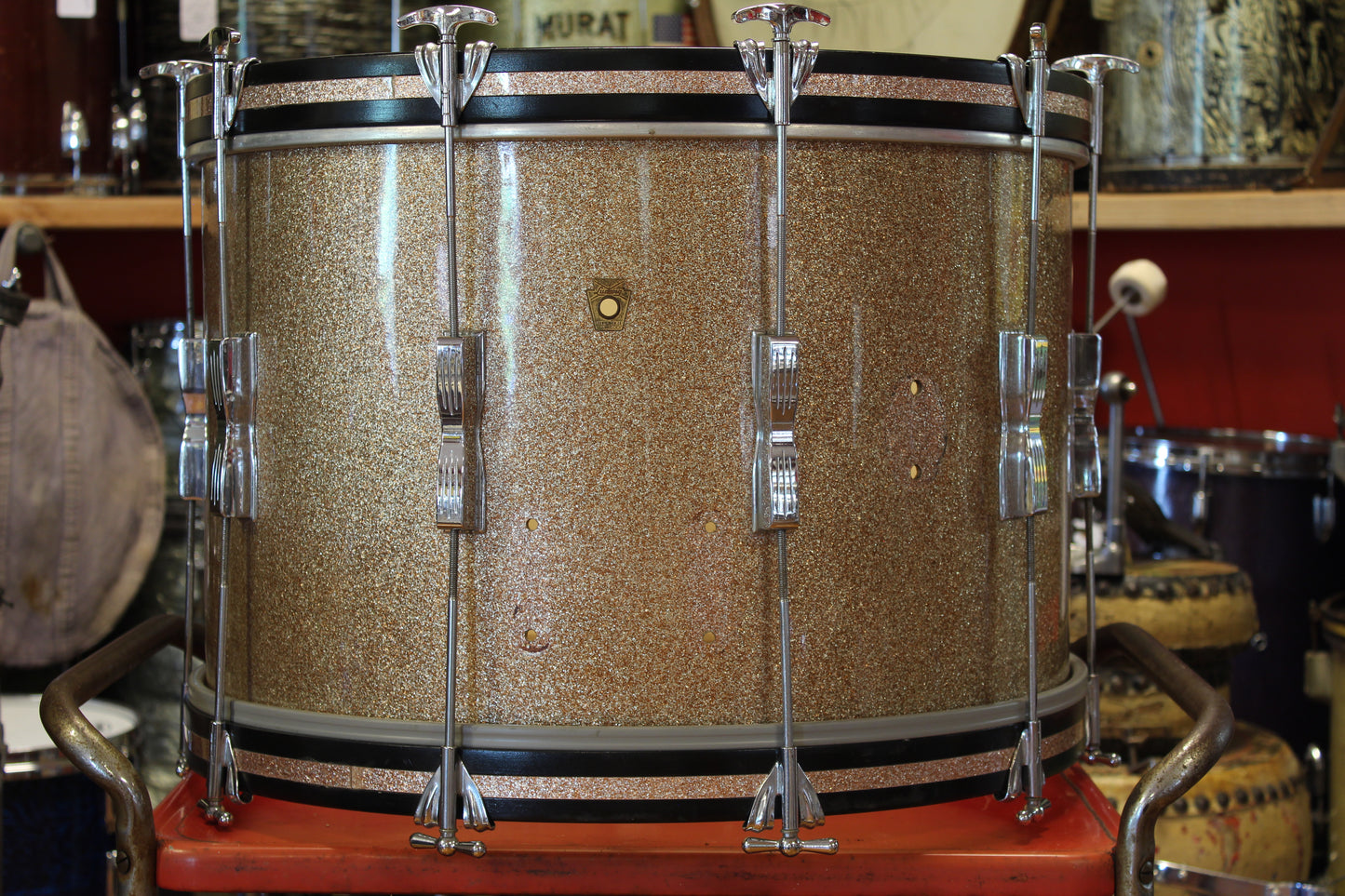 1960/70's Ludwig Super Classic style outfit in Champagne Sparkle 14x22 16x16 9x13