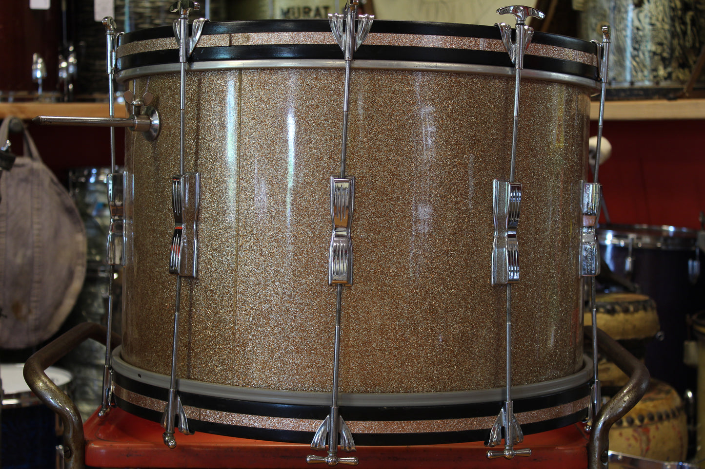 1960/70's Ludwig Super Classic style outfit in Champagne Sparkle 14x22 16x16 9x13