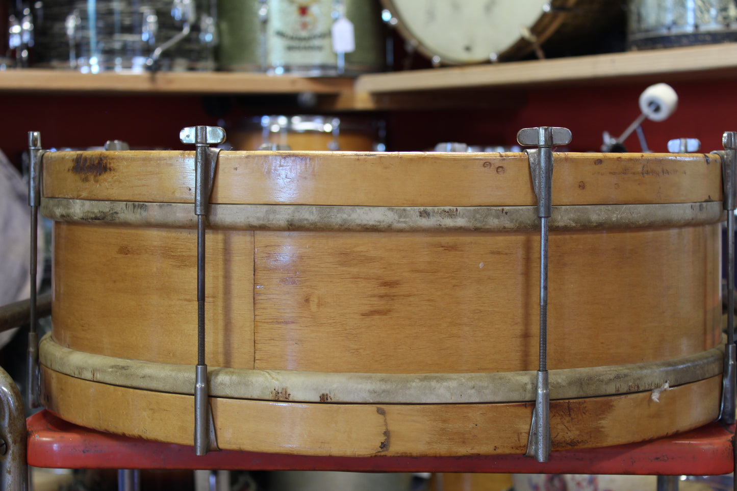 1930's Gretsch American 6"x23" & 4"x13.25" in Natural Maple