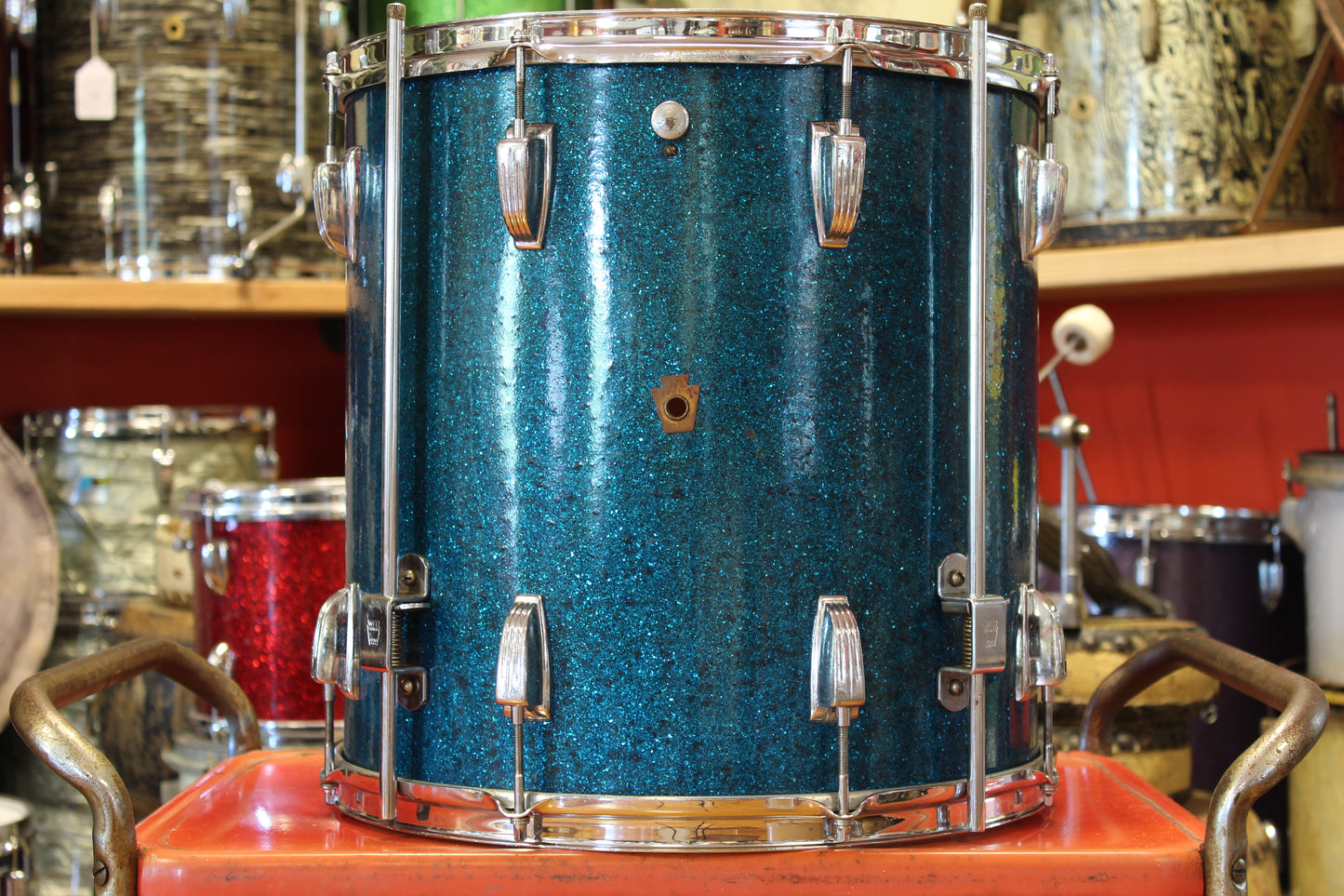 1950's WFL Super Classic in Sparkling Blue Pearl 14x22 16x16 9x13