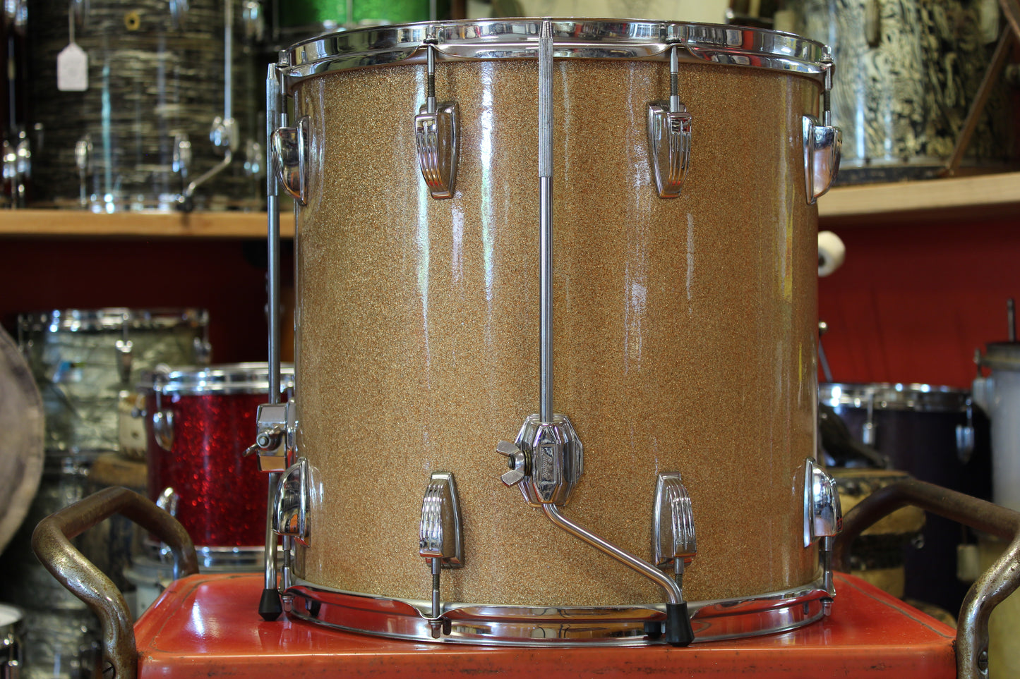 1960/70's Ludwig Super Classic style outfit in Champagne Sparkle 14x22 16x16 9x13
