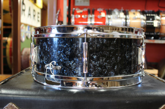 1960s Beverley 5x14 Snare Drum in Black Diamond Pearl