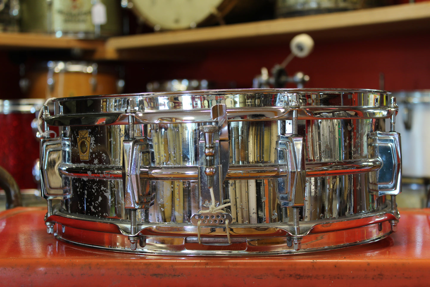 1964 Ludwig *8 Lug* Supraphonic 5"x14" Snare Drum Serial #85742