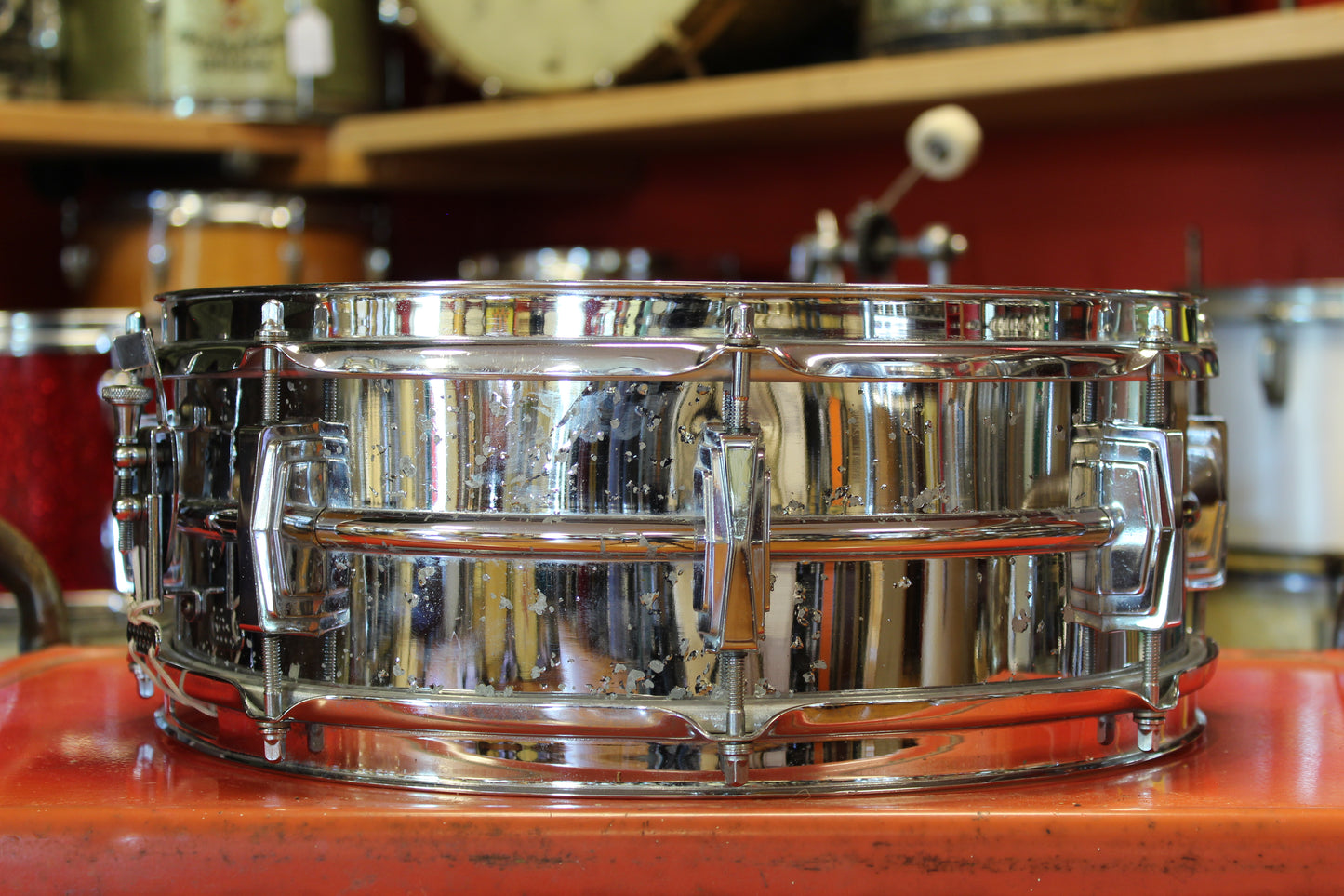 1964 Ludwig *8 Lug* Supraphonic 5"x14" Snare Drum Serial #85742