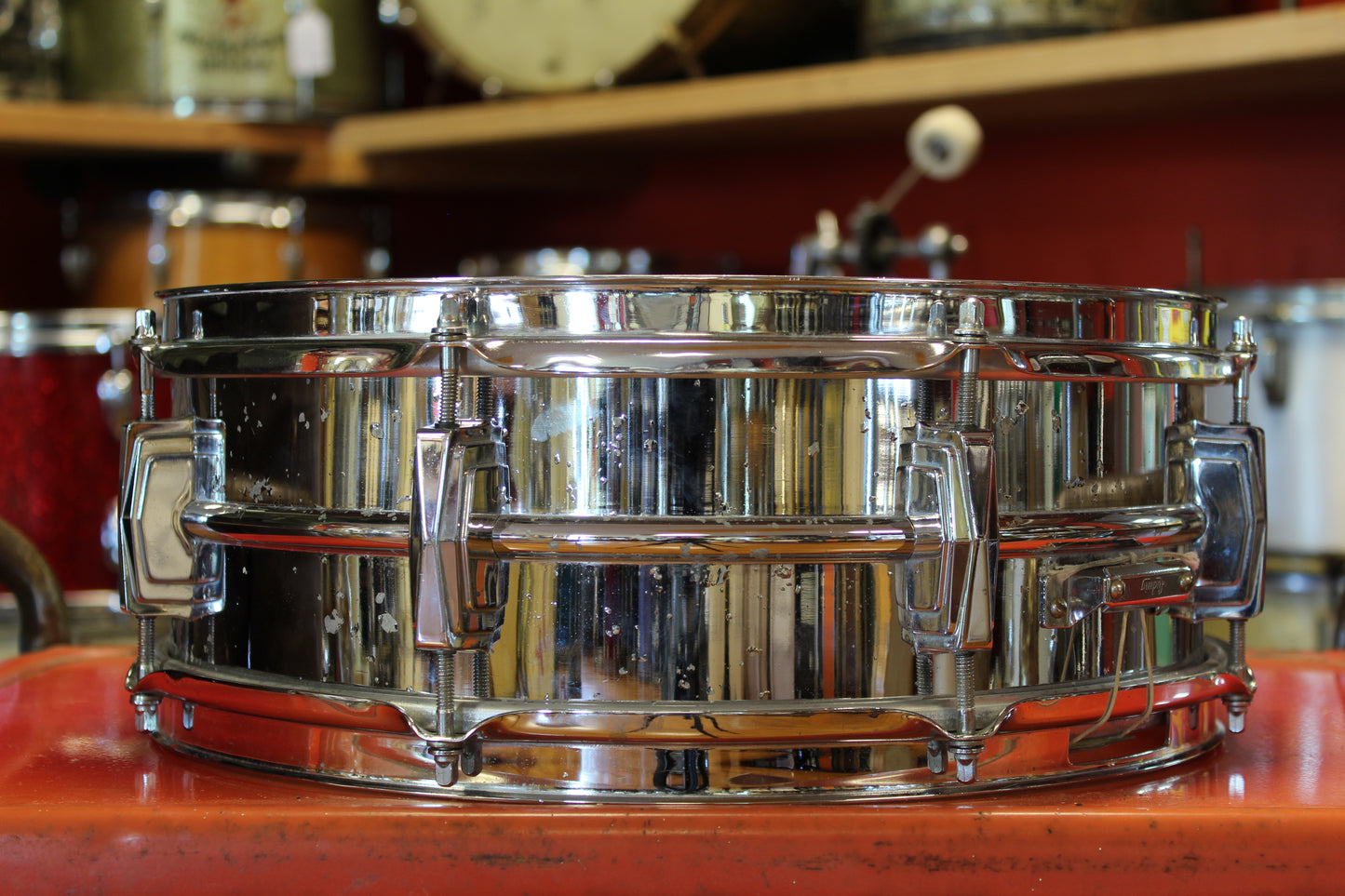 1964 Ludwig *8 Lug* Supraphonic 5"x14" Snare Drum Serial #85742