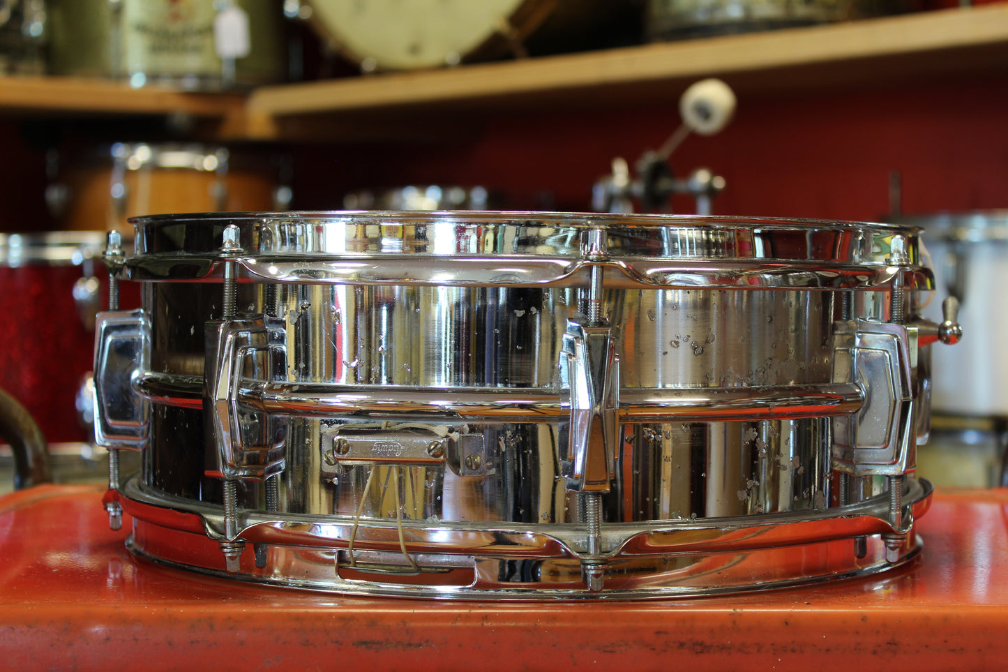 1964 Ludwig *8 Lug* Supraphonic 5"x14" Snare Drum Serial #85742
