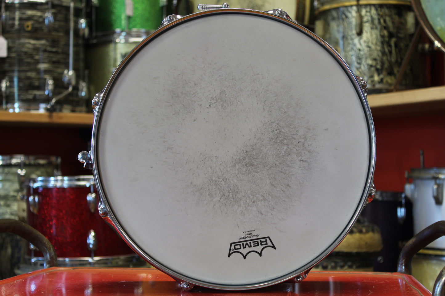 1964 Ludwig *8 Lug* Supraphonic 5"x14" Snare Drum Serial #85742