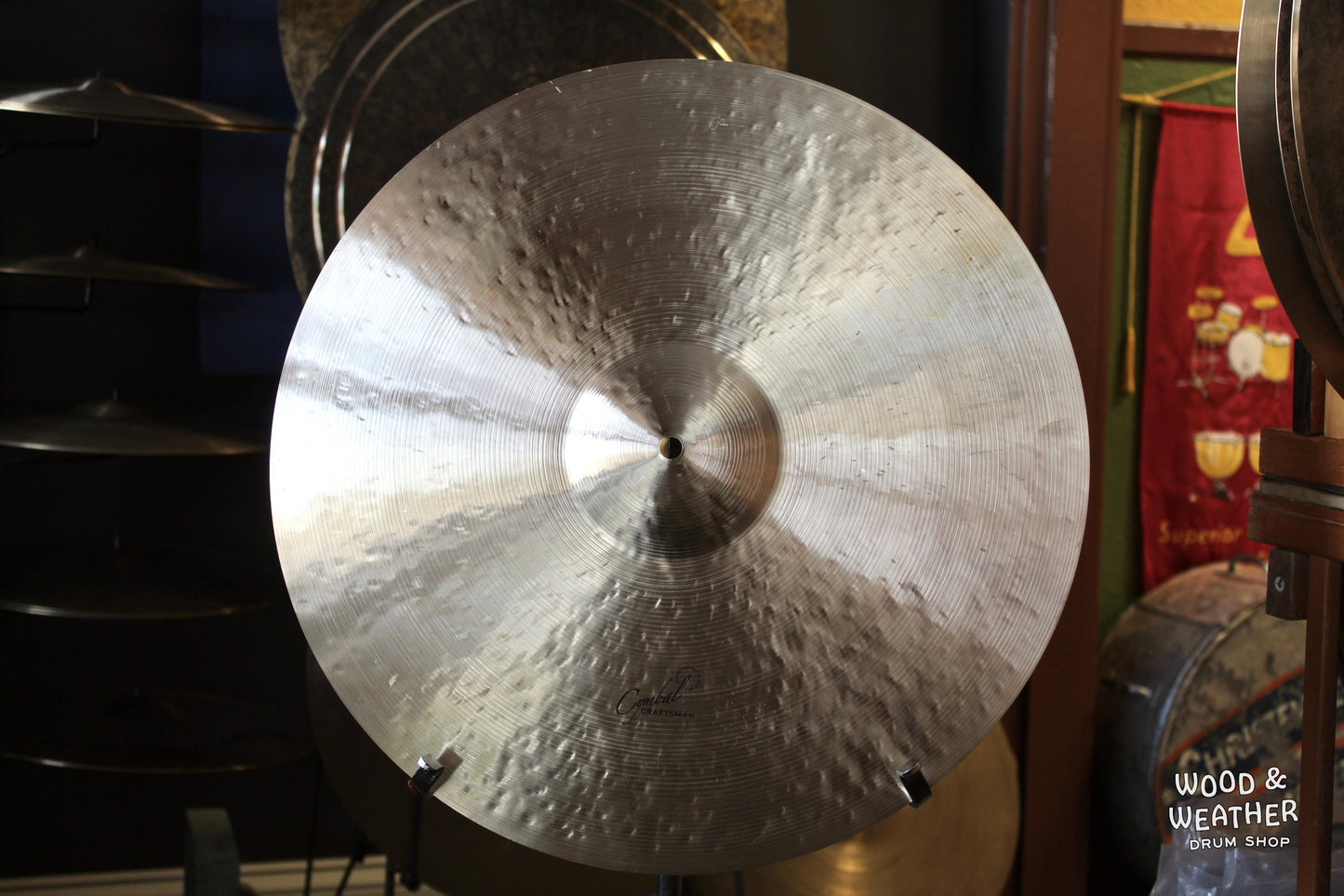 Cymbal Craftsman 19" Hand Hammered Crash Ride Cymbal 1780g