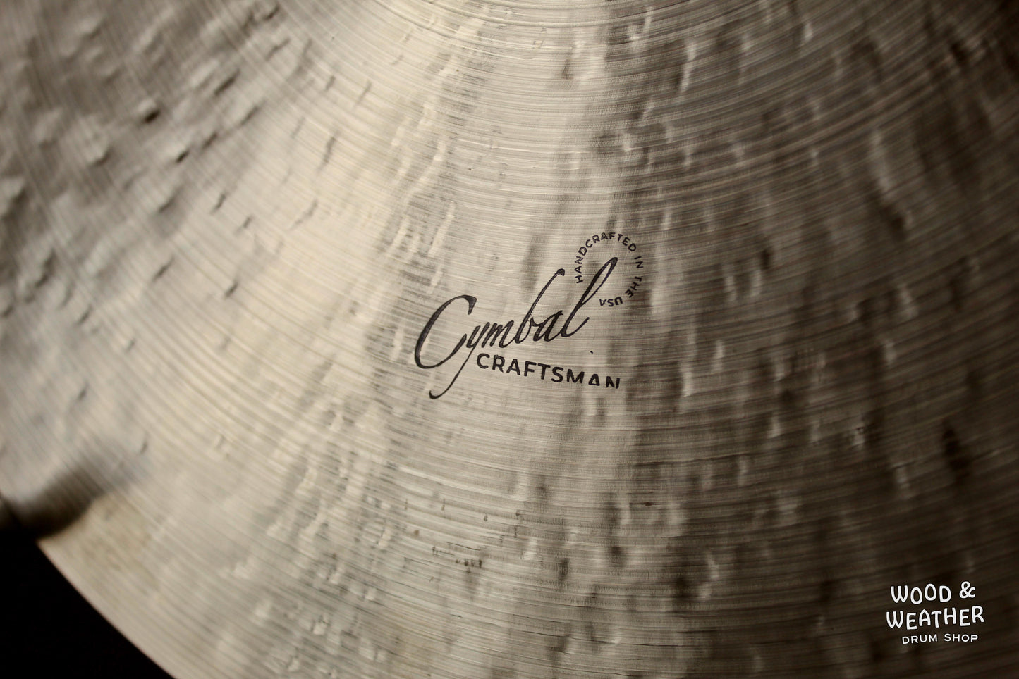 Cymbal Craftsman 19" Hand Hammered Crash Ride Cymbal 1780g