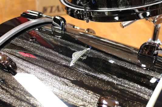 Tama Starclassic Maple in Black Clouds & Silver Linings 14x22 16x16 9x13