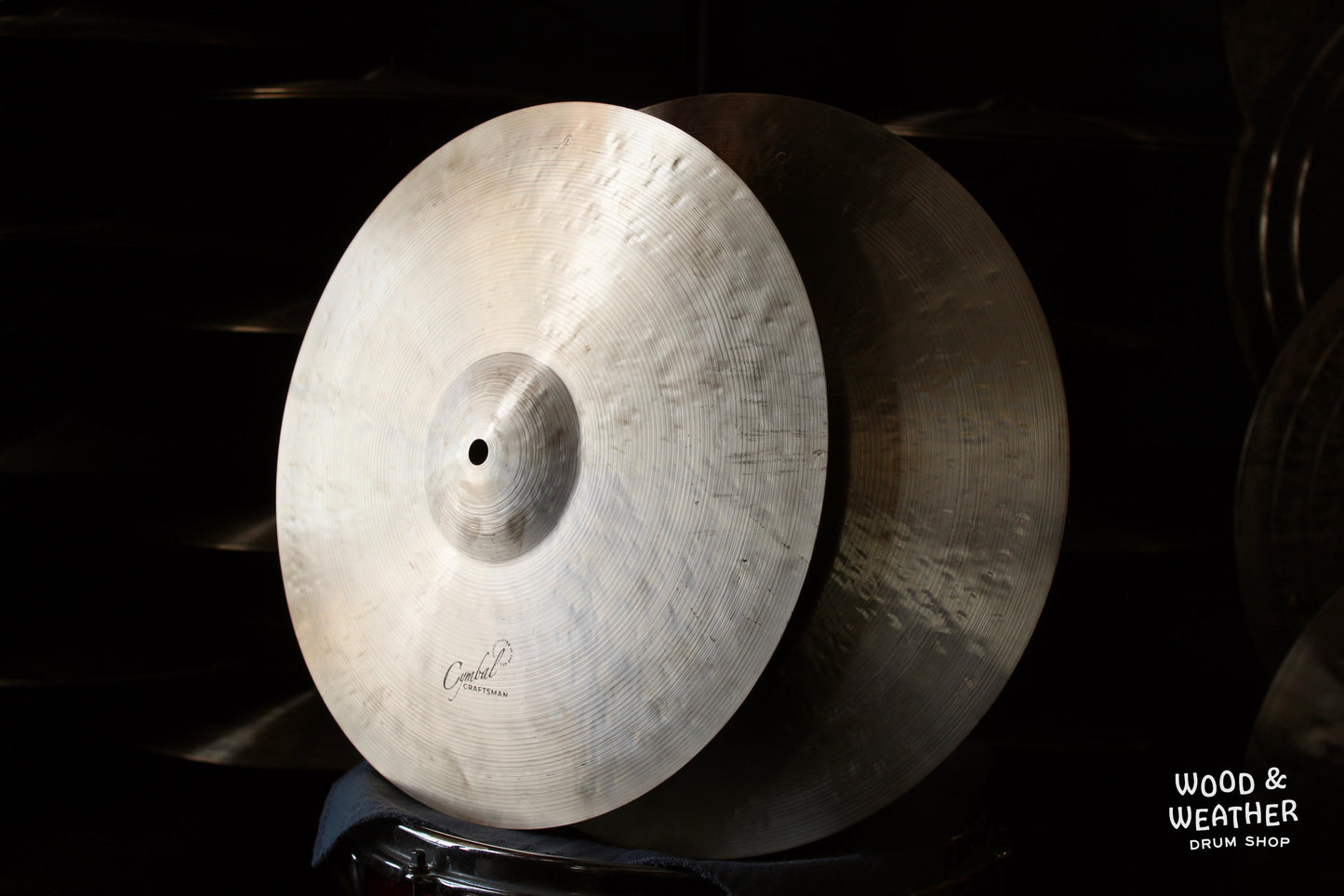 Cymbal Craftsman 15" Hand Hammered Hi-Hat Cymbals 1182/1286g