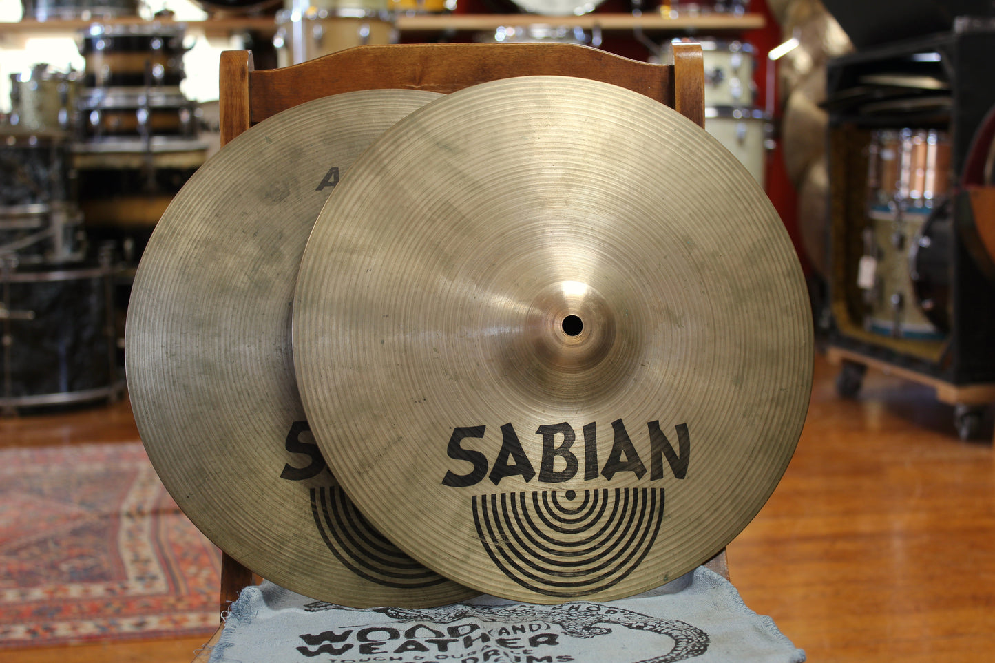 Sabian 13" AA Regular Hats 782/1294g - Used
