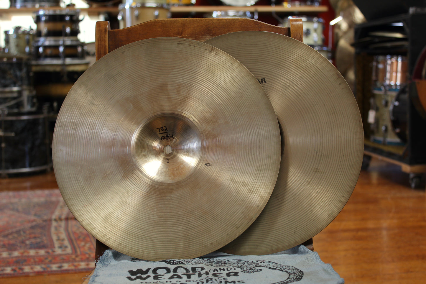 Sabian 13" AA Regular Hats 782/1294g - Used