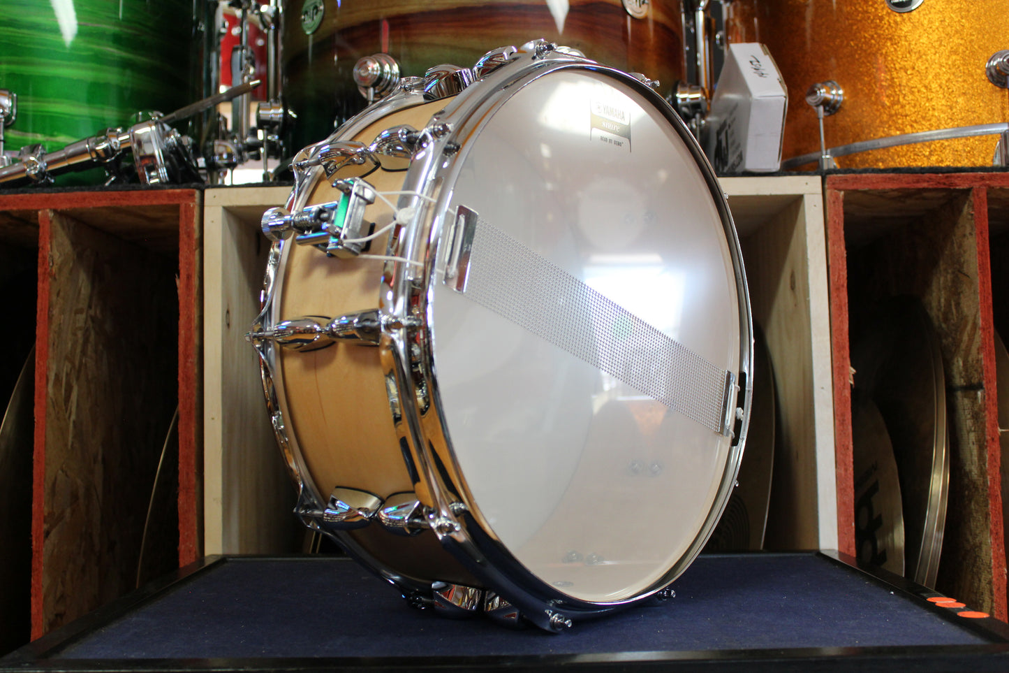 Yamaha 14x5.5 Tour Custom Maple Snare Drum - Butterscotch Satin