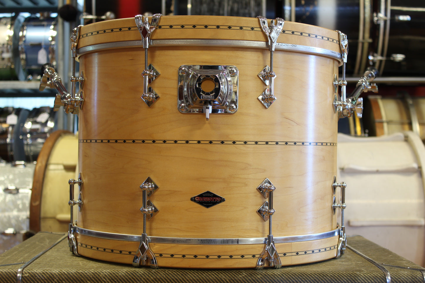 2012-14 Craviotto Solid Shell Maple Kit 14x20 14x14 8x12