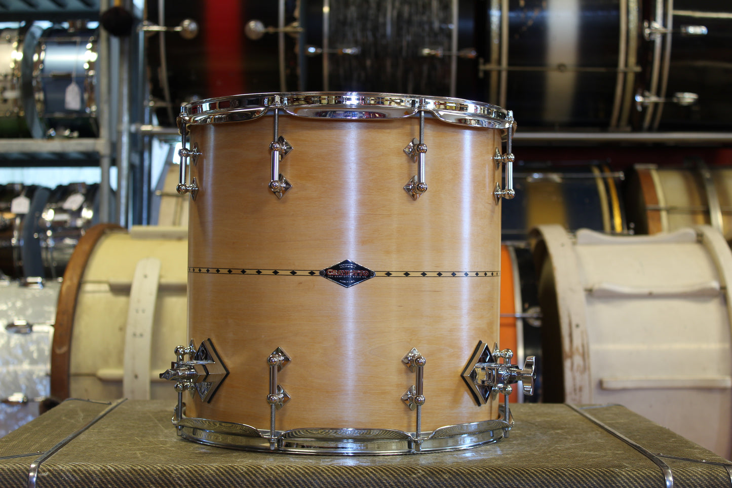 2012-14 Craviotto Solid Shell Maple Kit 14x20 14x14 8x12