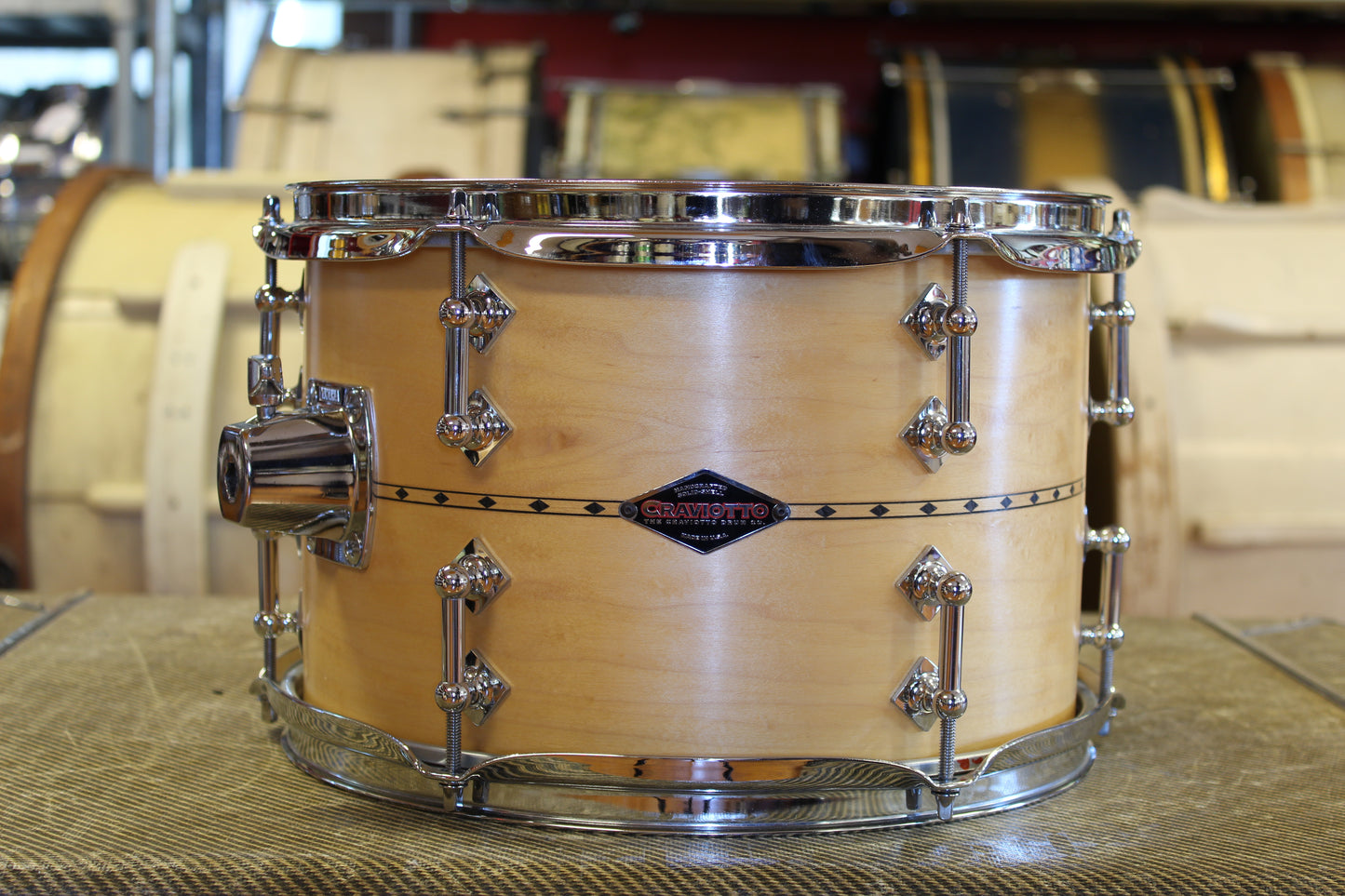 2012-14 Craviotto Solid Shell Maple Kit 14x20 14x14 8x12
