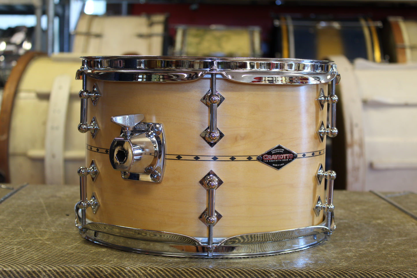 2012-14 Craviotto Solid Shell Maple Kit 14x20 14x14 8x12