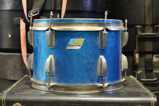 1970's Ludwig 9"x13" Tom in Blue Sparkle