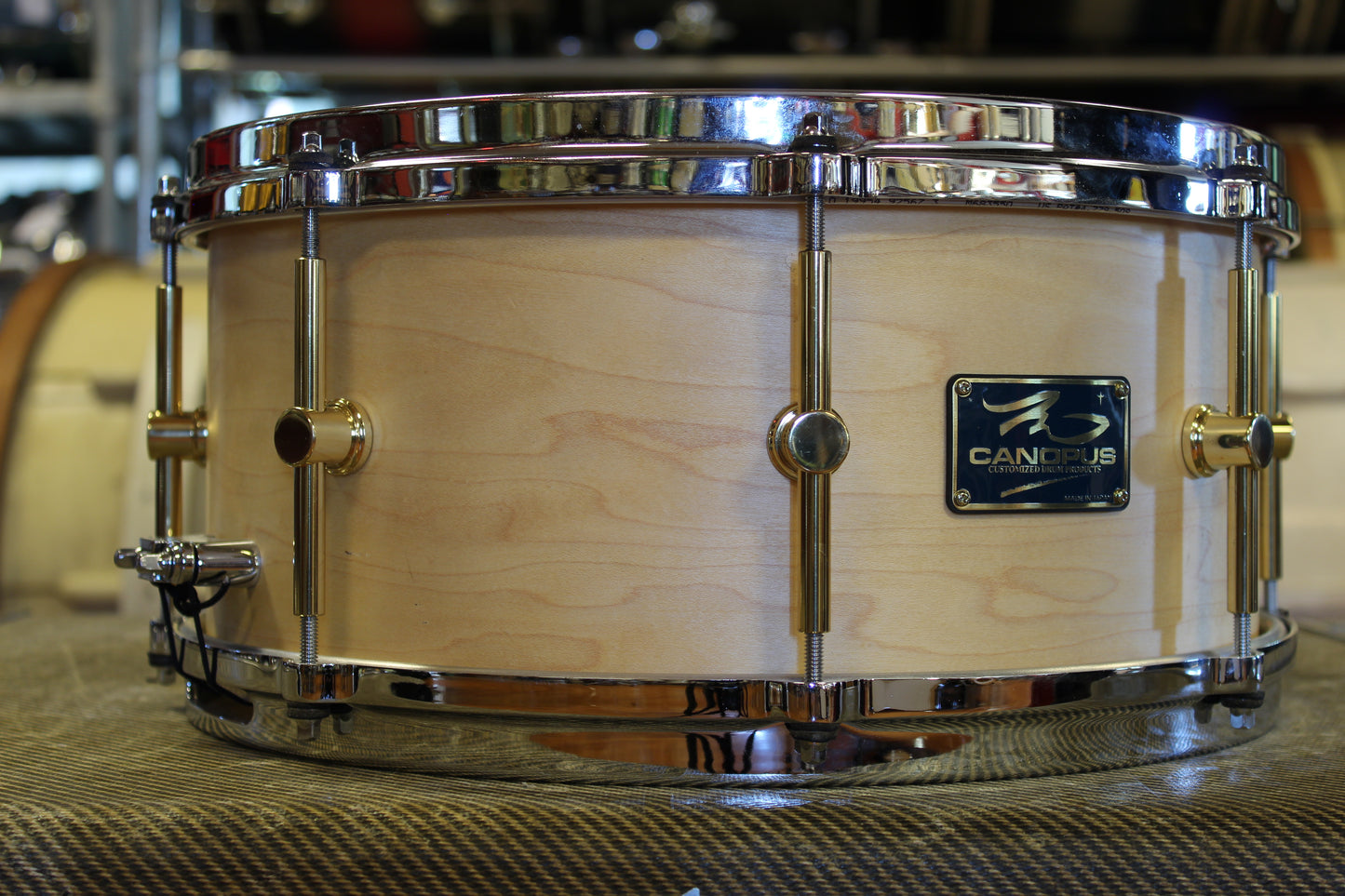 2021 Canopus The Maple Snare Drum 6.5x14