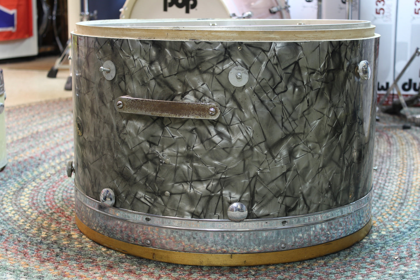 1950s Leedy & Ludwig 14x22 Knob Tension Bass in Black Diamond Pearl